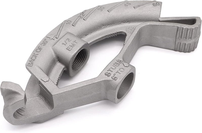 Fuzbaxy 1/2-inch EMT Conduit Pipe,Conduit Hand Bender Tool for 1/2 in. EMT Pipes,Bender Head Aluminum - Image 5